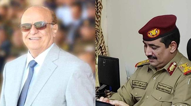 
نائب مدير مكتب القائد الأعلى للقوات المسلحة يهنئ فخامة الرئيس هادي بحلول عيد الأضحى المبارك