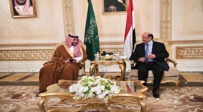 
تفاصيل لقاء الرئيس هادي بنائب وزير الدفاع السعودي الأمير خالد بن سلمان 