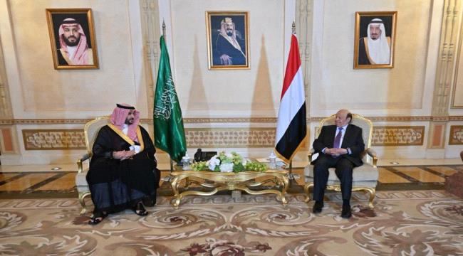 
                     تفاصيل لقاء يجمع الرئيس هادي مع وزير الدفاع السعودي