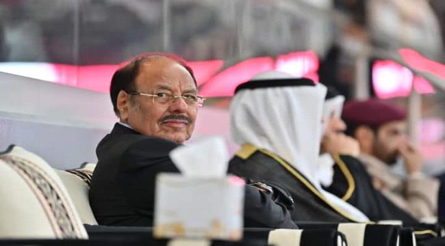
                     علي محسن يحضر افتتاح بطولة كأس العرب 2021 في الدوحة