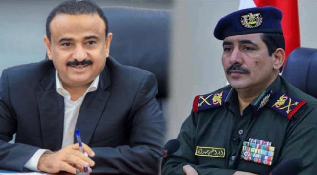 
                     وزير الداخلية يجري مكالمة هاتفية بمحافظ محافظة شبوة  